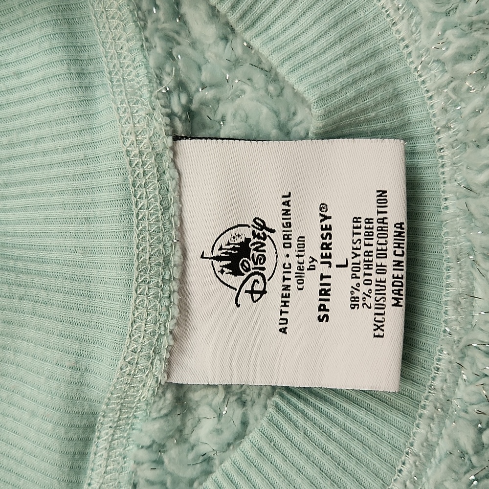 Blue Sparkle Fuzzy Walt Disney World Spirit Jersey - Picture 3 of 6